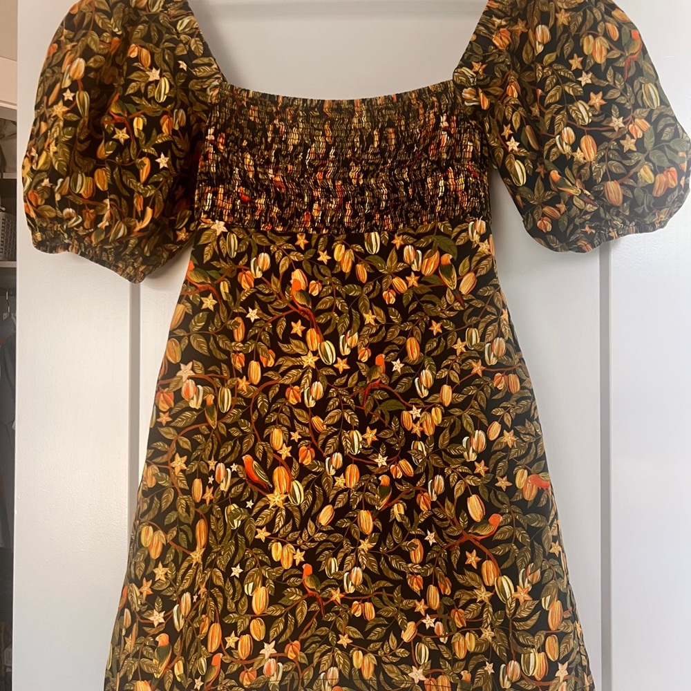 Farm Rio Puff Sleeve Dress - Picture 4 of 5